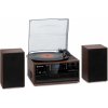 Auna Oakland DAB Plus, retro stereo systém, DAB+/FM, BT funkcia, vinyl, CD prehrávač, kazetový prehrávač. vrátane reproduktorov (10033746 w/ speaker)