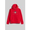 Gant Archive Shield Hoodie Bright Red
