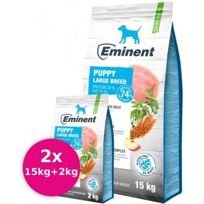 Eminent Dog Puppy Large Breed 2 x 17 kg