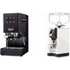 Gaggia New Classic E24 BC, black + Eureka Mignon Specialita, CR white