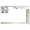 LEVIOR príložný 250x125 mm pozinkovaný 14492