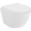 Mexen Lena Rimless závesné WC so sedátkom s pomalým zatváraním, biela - 30220200