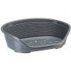 FERPLAST SIESTA DELUXE 2 ČIERNY PLASTOVÝ KOŠÍK / POSTEĽ PRE PSA 49 x 36 x 17,5 cm XS