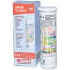 Testovacie prúžky na moč : 10 parametrov, 100ks (Glukóza, Ketóny, Bielkoviny, Hodnota pH, Krv, Dusitany, Leukocyty, Špec. Gravitácia, Bilirubín, Urobilinogén)