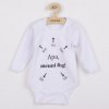 Body s potlačou New Baby Apa menni fog!
