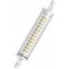 Osram LED žiarovka Slim Line, R7s, 12 W, 1521 lm, 2700 K, číra, 118 mm