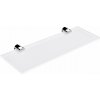 Nimco Polica do kúpeľne a sprchy 30 cm – sklo kov Bormo BR-11091B-30-26