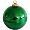 Zelená voňavá sviečka Vianočná guľa 19cm 41971
