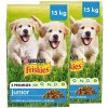 Friskies Junior granule pre šteniatka kura s mliekom, zelenina 2x15 kg