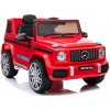 Lean Cars Elektrické autíčko Mercedes Benz G 63 AMG - nelakované - červené motor 2x45W - batéria 1x12V4,5Ah - 2025