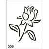Airbrush tetovacia šablóna pre jednorazové použitie V006