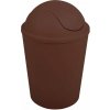MSV výklopný kôš Ako, hnedý, plast, 5,5 l
