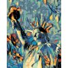 ZUTY Maľovanie podľa čísel - ABSTRAKTNÁ SOCHA SLOBODY Rámovanie: vypnuté plátno na rám, Rozmer: 40x50 cm