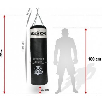 Bushido Boxovací pytel DBX 160 x 40 cm prázdný