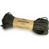 WARAGOD Paracord 550 lano 31 m s priemerom 4 mm, zelená