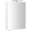 SAPHO - RIWA galérka s LED osvetlením, 50x70x17cm, biela lesk RIW050-0030