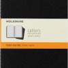 Moleskine sada 3 notebooků Moleskine Cahier Journals L (13x21cm) v řádcích, 80 stránek, černá