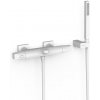 Vaňová batéria TRES Over-Wall s vaňovým setom 150 mm biela mat 19017459BM