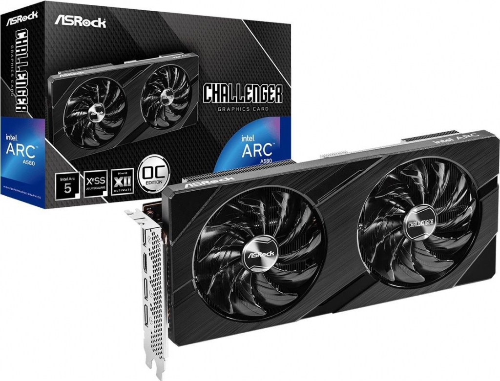 ASRock Arc A580 Challenger OC 8GB GDDR6 90-GA3JZZ-00UANF