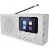 EMOS Prenosné rádio s Bluetooth P-600W, DAB / DAB+ / FM, biele