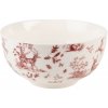 Clayre & Eef Porcelánová miska na polievku Pretty Forest - Ø 14*7 cm / 500 ml - Clayre & Eef