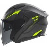 Helma NOX N130 MYST černá matná/žlutá fluo - L - doprava zdarma