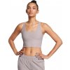 UNDER ARMOUR Meridian Rib Crop Tank-GRY - M