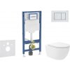 Geberit Duofix - Set predstenovej inštalácie, klozetu Oudee Vortex a dosky softclose, tlačidlo Sigma30, biela/biela mat SANI11CA3189B