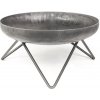 Prenosné ohnisko Ø 80 cm kovové V - surové
