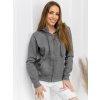 Grafitová dámska mikina s kapucňou Bolf W03BA