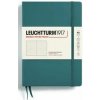 LEUCHTTURM1917 Medium (A5) Stone Blue, 251 p., bodkovaný - zápisník