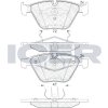 Sada brzdových platničiek kotúčovej brzdy ICER BRAKES 181814