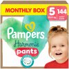Pampers Harmonie Pants mesačné balenie plienok 12-17kg Junior 5 (144ks) Pampers