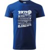 1979 v kocke - Klasické pánske tričko vyššej gramáže - M ( Kráľovská modrá )