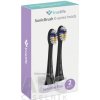TrueLife SonicBrush K-series heads Sensitive Plus náhradné hlavice pre sonickú zubnú kefku, čierne 1x2 ks