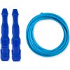 Ninja Rope - Švihadlo na kondícii, nastaviteľná dĺžka, vhodné ako parťák do fitka. Vyber farbu rukovätí:: Modré, Vyber priemer lanka:: 4 mm – ľahšie a rýchlejšie (odporúčané pre ženy a deti), Farba la