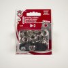 Takoy Priechodky 13mm strieborné - balenie 20ks-NS-10237