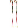 LEKI Zjazdové palice WCR GS Carbon 3D, bright red-black-neonyellow
