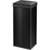 Hailo Bix-Box Swing XL 8602410 odpadkový kôš, 52 l, ocelový plech, (d x š x v) 340 x 339 x 763 mm, čierna, so samozatváracím vekom, 1 ks; 8602410