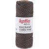 MACRAME CORD FINE 2,5mm Katia Farby MACRAME CORD FINE: 204 srnčia hnedá
