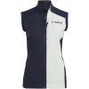 adidas Terrex Xperior Cross-Country Ski Soft Shell Vest Womens Legink/Lingrn 12 (M)