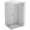 Mexen Lunar-B sprchovací kút s pravými otváracími dverami 90 x 80 cm, transparentný, gun metal - 832-090-080-95-00-P
