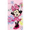 Jerry Fabrics Osuška Minnie Pink bow Ružová mašľa 70 x 140 cm