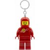 LEGO Spaceman Kozmonaut červený svietiaca figúrka (HT)