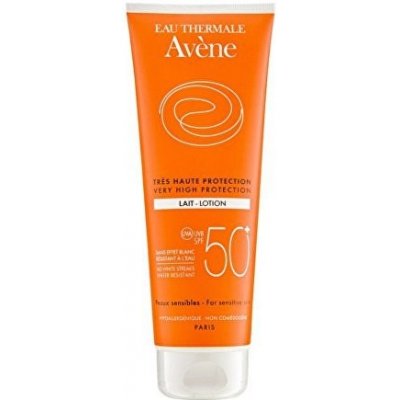 Avène Opaľovacie mlieko pre citlivú svetlú pokožku Very High Protection SPF50+ 250 ml