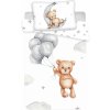Jerry Fabrics Detské bavlnené obliečky Medvedík baby, 100 x 135 cm, 40 x 60 cm