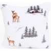 MKLozkoviny.sk Obliečka na vankúš mikroplyš Exclusive 40 × 40 cm - Zimný les- -
