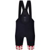 SANTINI Cyklistické nohavice krátke s trakmi - TOUR DE FRANCE - BIB SHORTS - čierna M