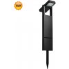 Svietidlo záhradné ZAX LED 4W Solar IP64 čierne , 490mm x 105mm x 30mm(luxera)