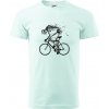 Cyklo kostra - Klasické pánske tričko vyššej gramáže - XL ( Frost )